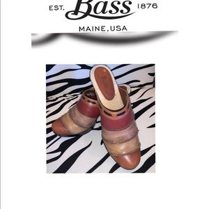 Bass mule with heels